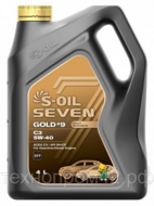   S-OIL 7 GOLD #9 5W40 3 4  